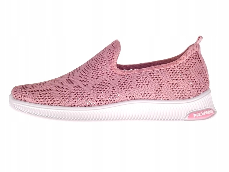 

Lekkie buty koronkowe LY203 Pink r.40