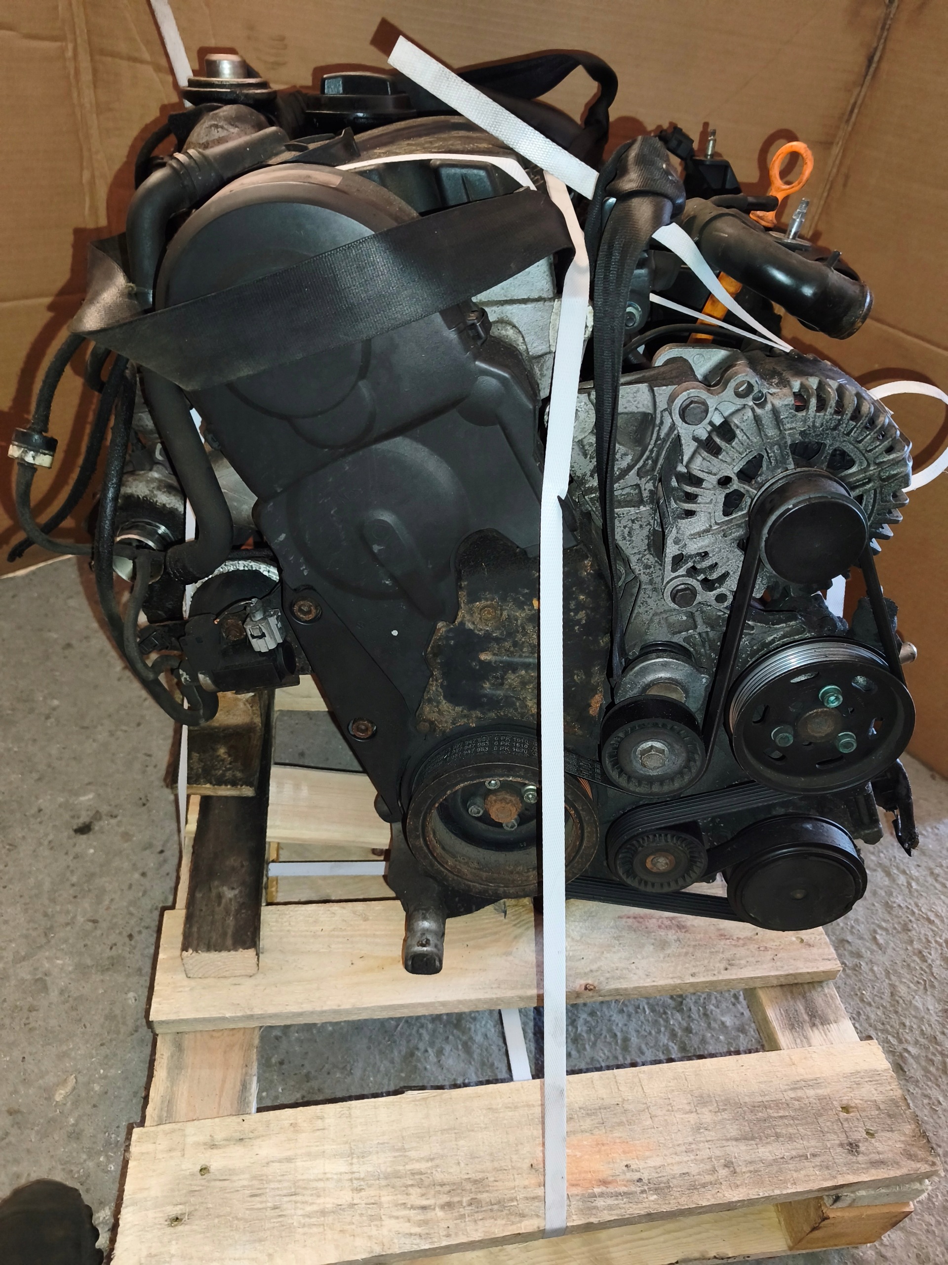 engine 1.9TDI AVB longitudinal complete PASSAT AUDI A4 DO MONTAZU FILM Z PRACY