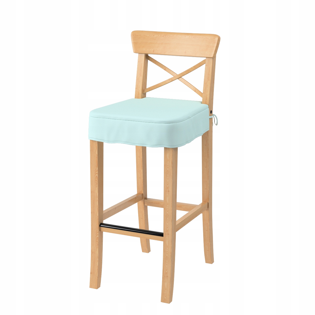 Sedák na barovou židli Ingolf Ikea modrý