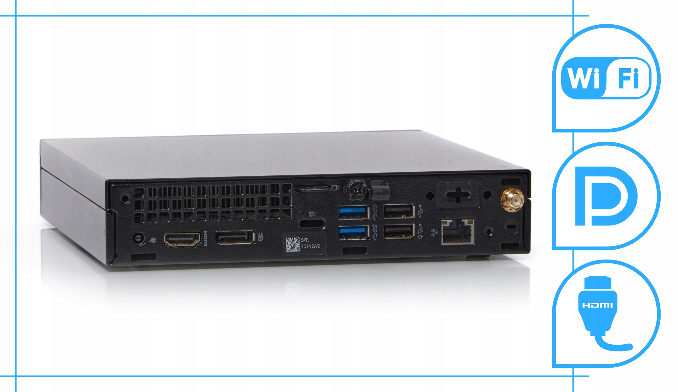 Mini Komputer Dell Optiplex 3060 Tiny I3 8GEN 16GB Nowy 256SSD Win11 Model Dell Optiplex 3060 Tiny