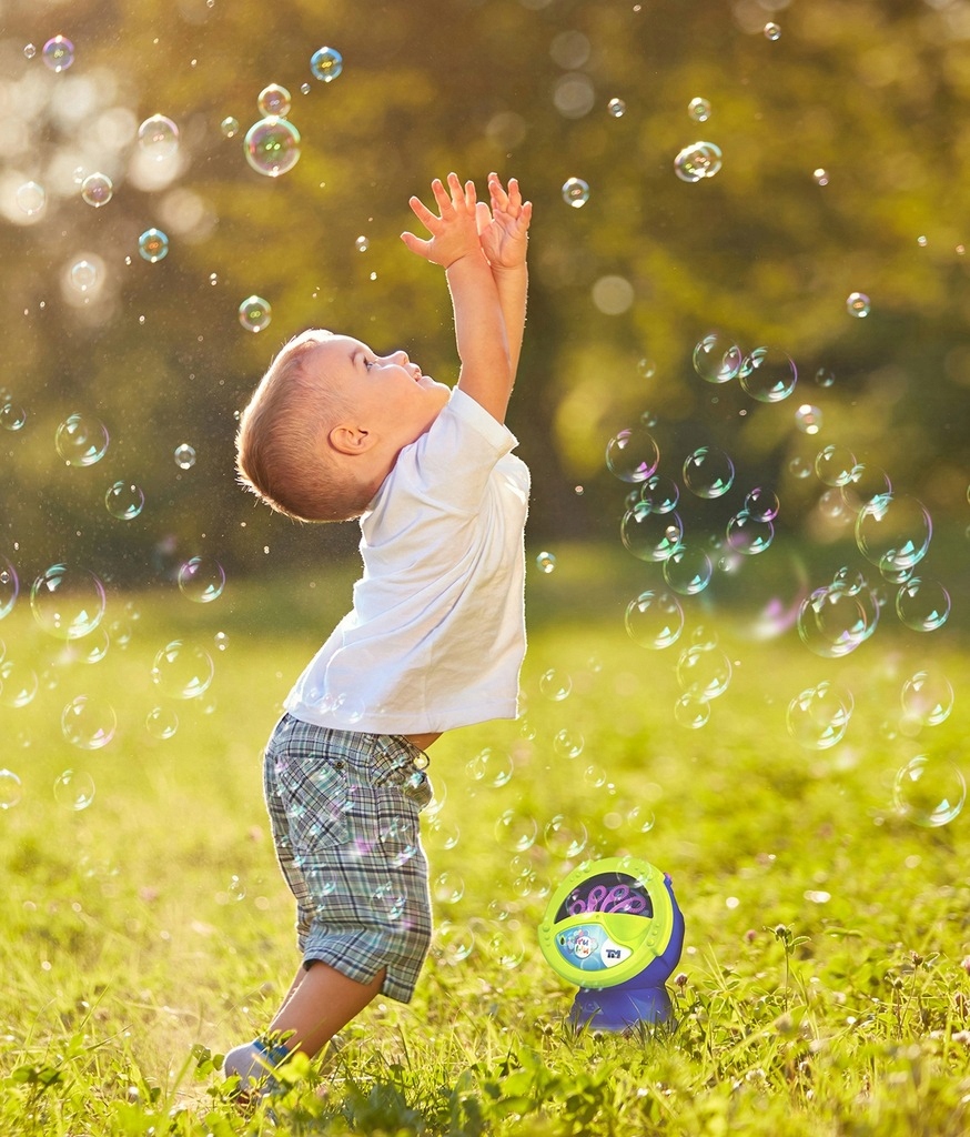 FRU BLU MASZYNA DO BANIEK generator + 0,5l płyn nie plami ubrań!! Pojemność 500 ml