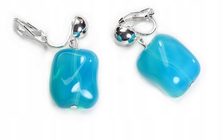 

Klipsy Długie Zielone Miętowe Jablonex Moda Wesele