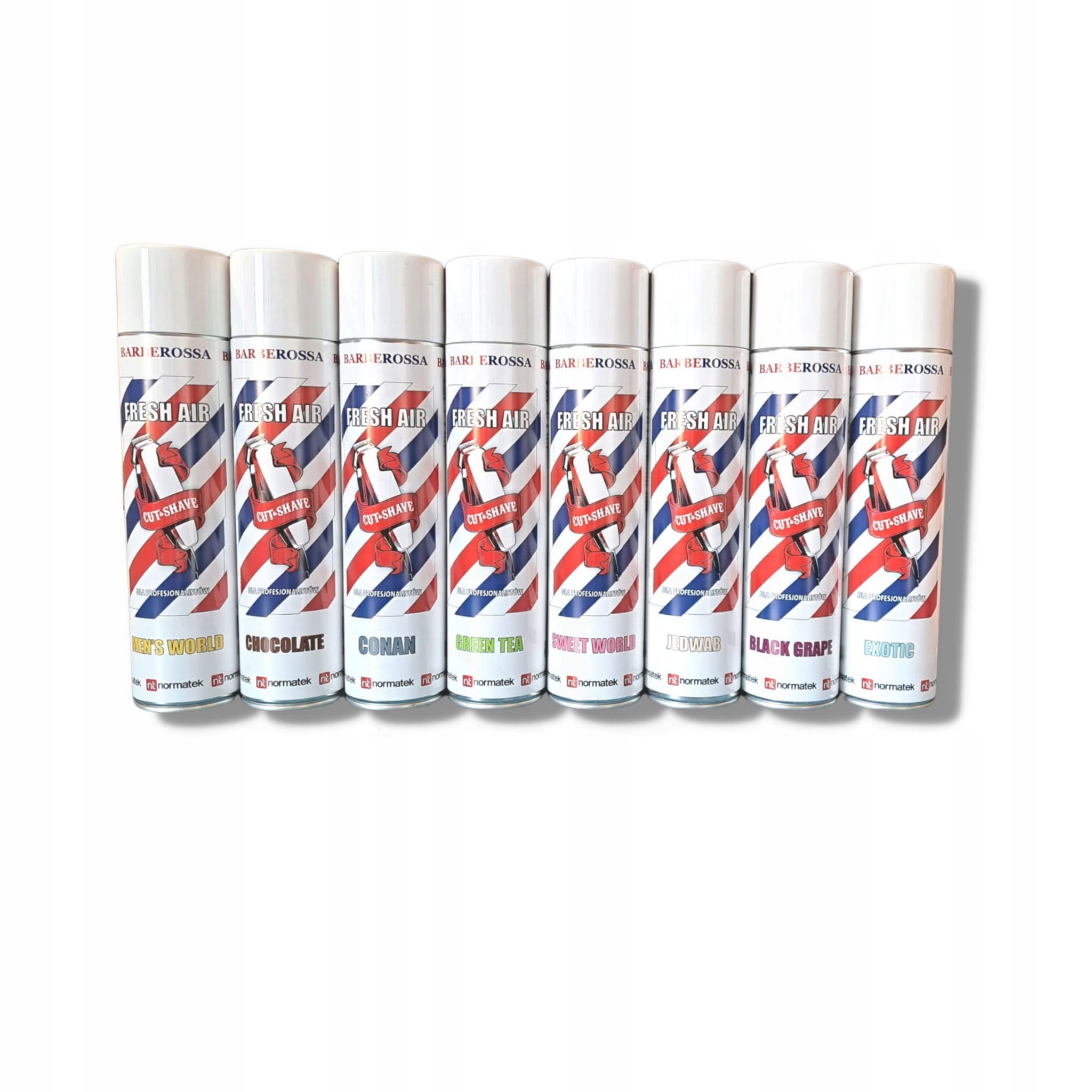 BARBEROSSA FRESH AIR odświeżacz spray 600ml