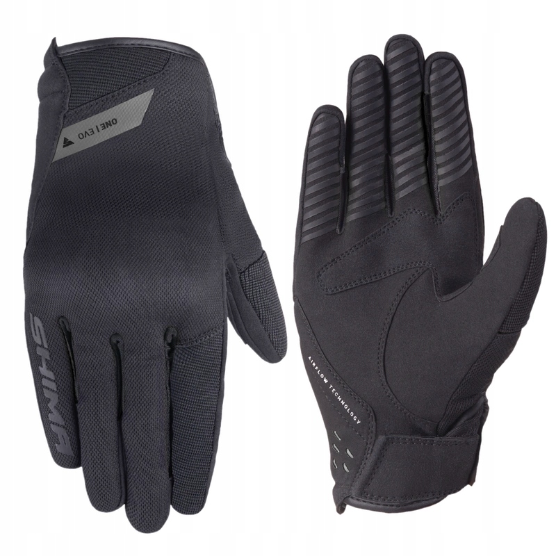 Rękawice motocyklowe krótkie Shima One Evo Black letnie