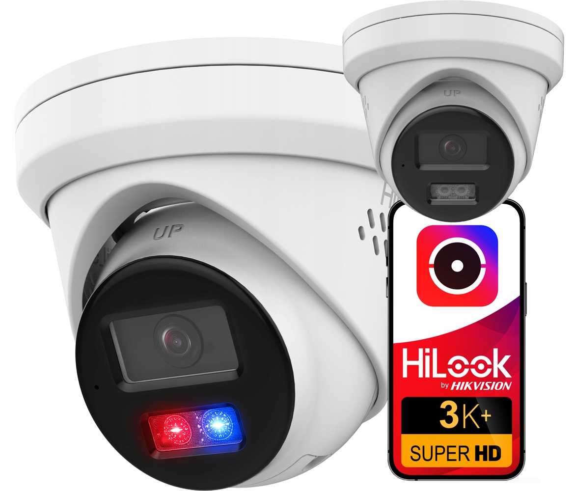 Ip kamera 6MPx Venkovní IPC-T260HAP-LUF/SL HiLook Mikrofon Led reproduktor