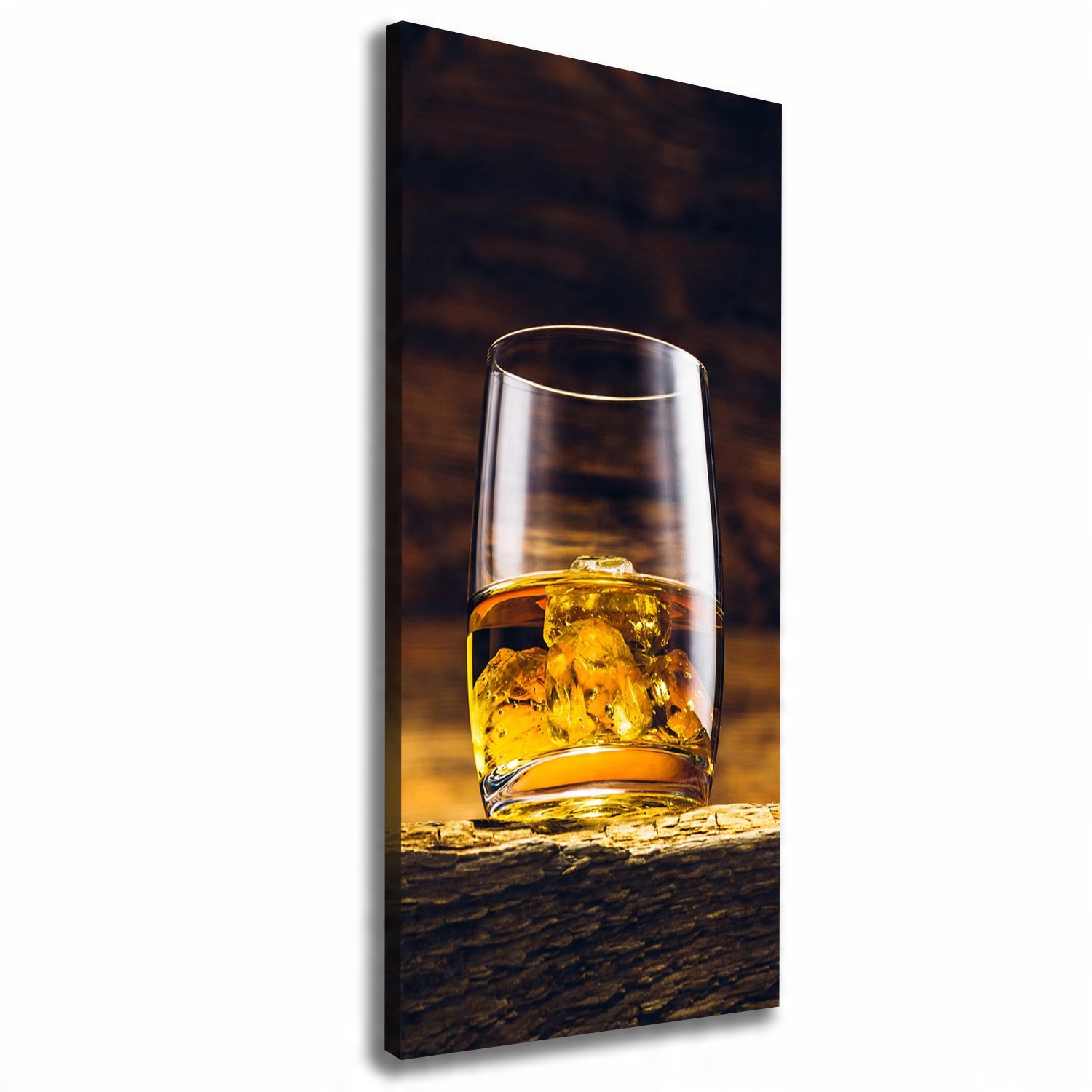

Foto obraz na płótnie Burbon w szklance 50x125 cm
