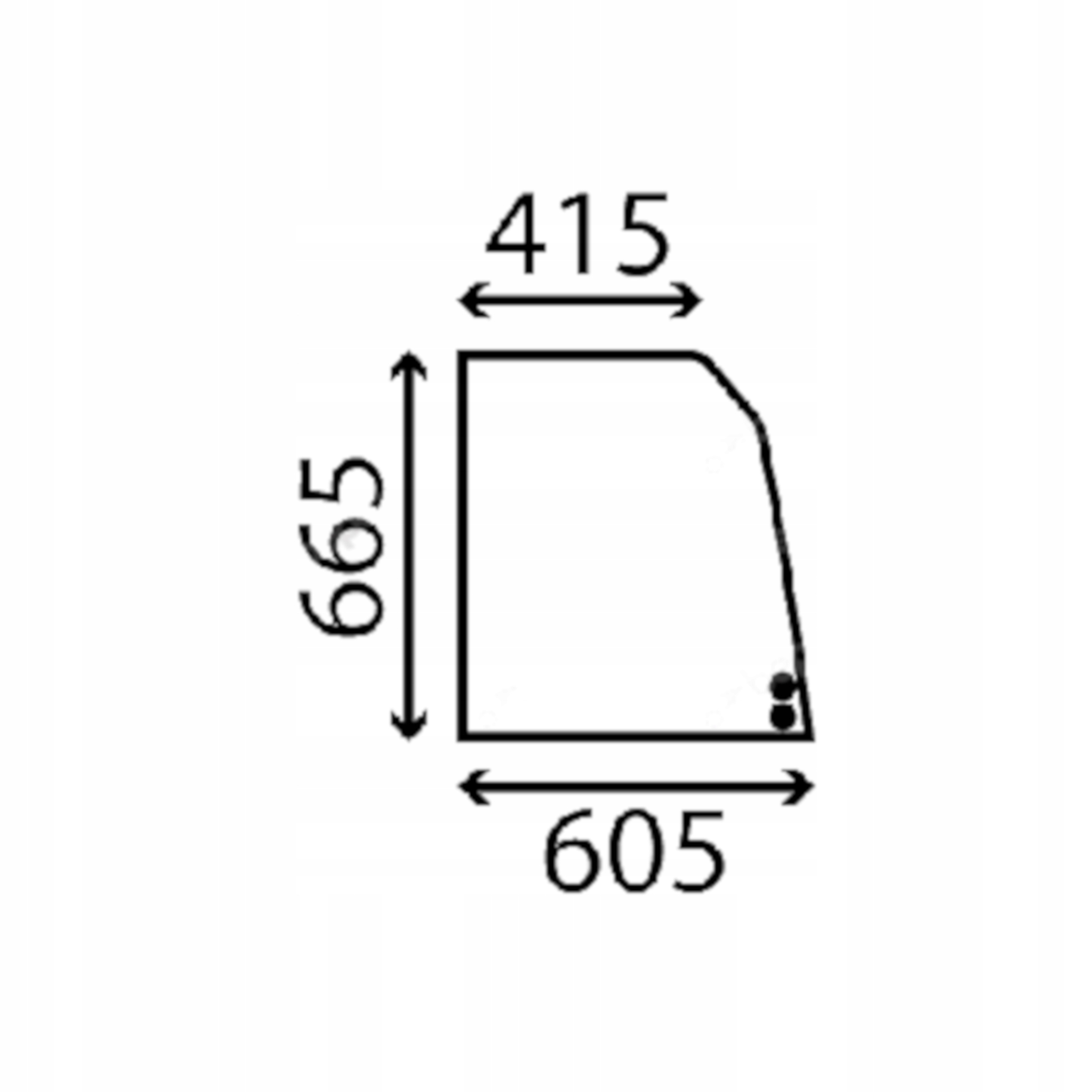 Volvo sklo, Pel Job boční pravá 7417528