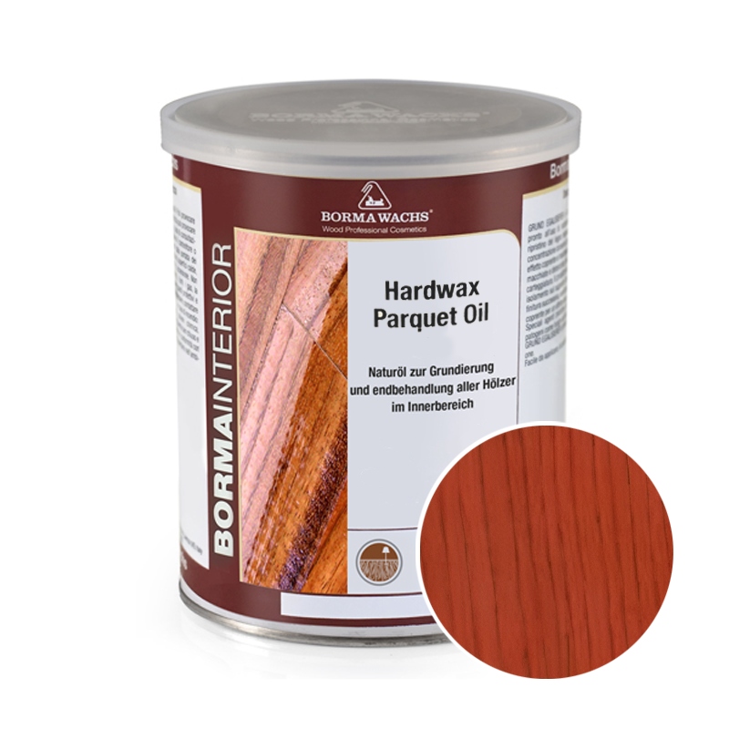 Tvrdý Vosk Olejový Borma Wachs Barva Cihlově červená 1L
