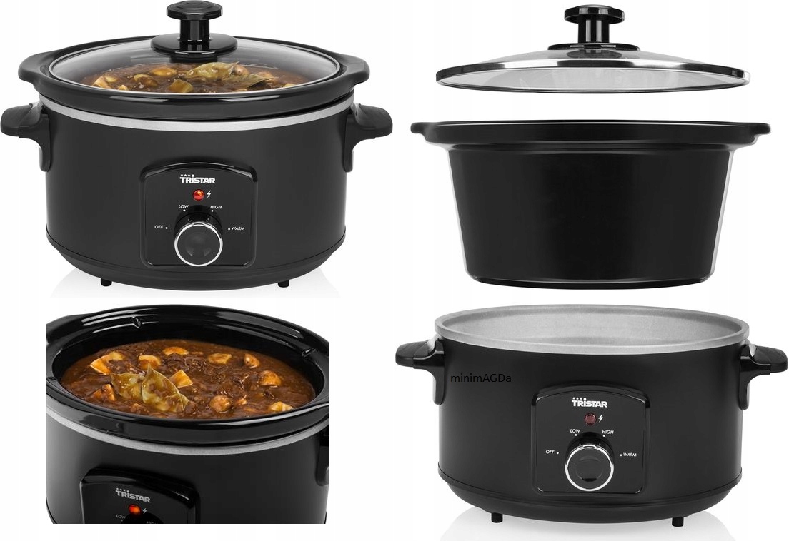 SLOWCOOKER Garnek elektryczny WOLNOWAR ceramiczny 3.5L MISA + termostat