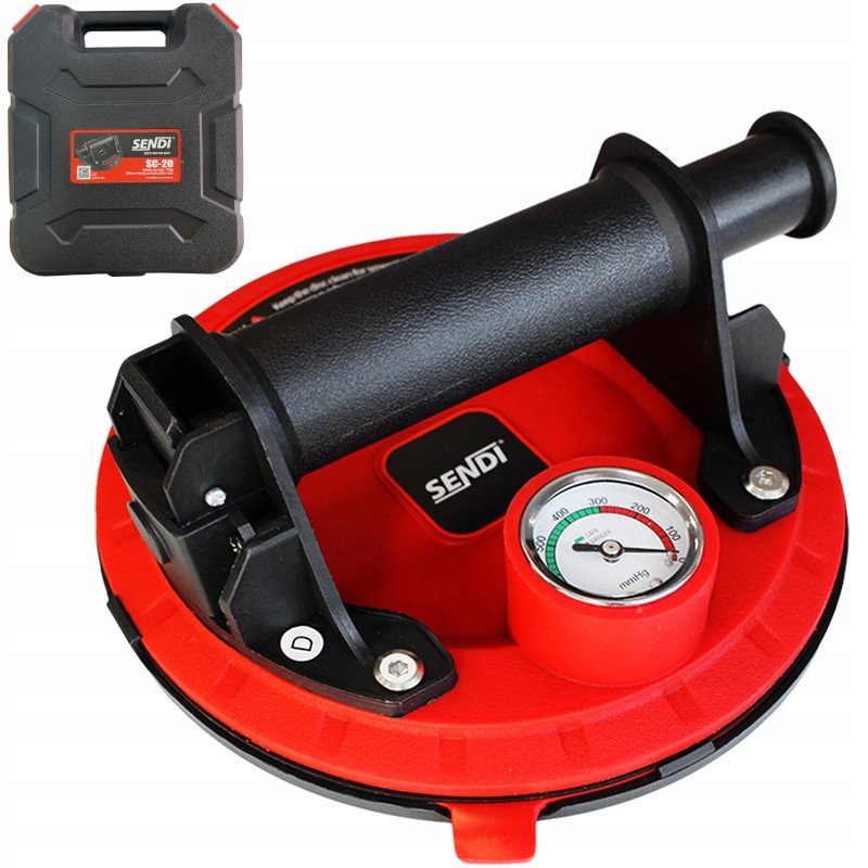 Sendi SC-20 Przyssawka próżniowa z manometrem 75kg