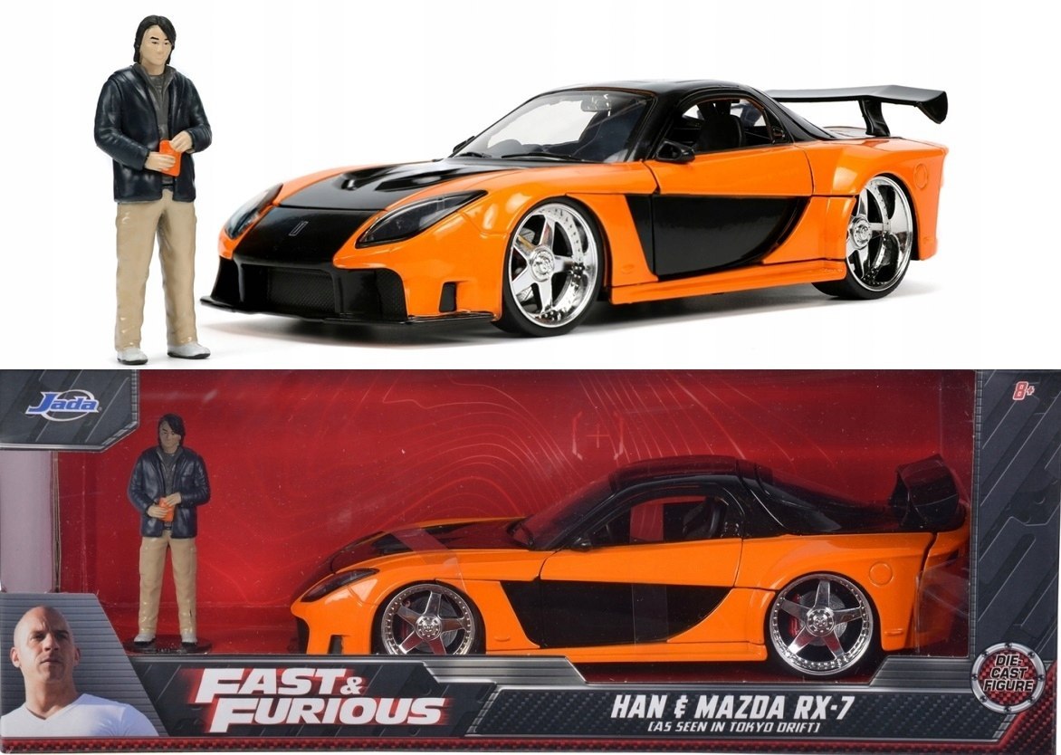 Mazda RX-7 1995 Han Tokio Drift F&f Jada 1:24