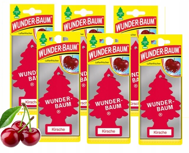 WUNDER BAUM ZAPACH CHOINKA ZAPACHOWA CHERRY WIŚNIA