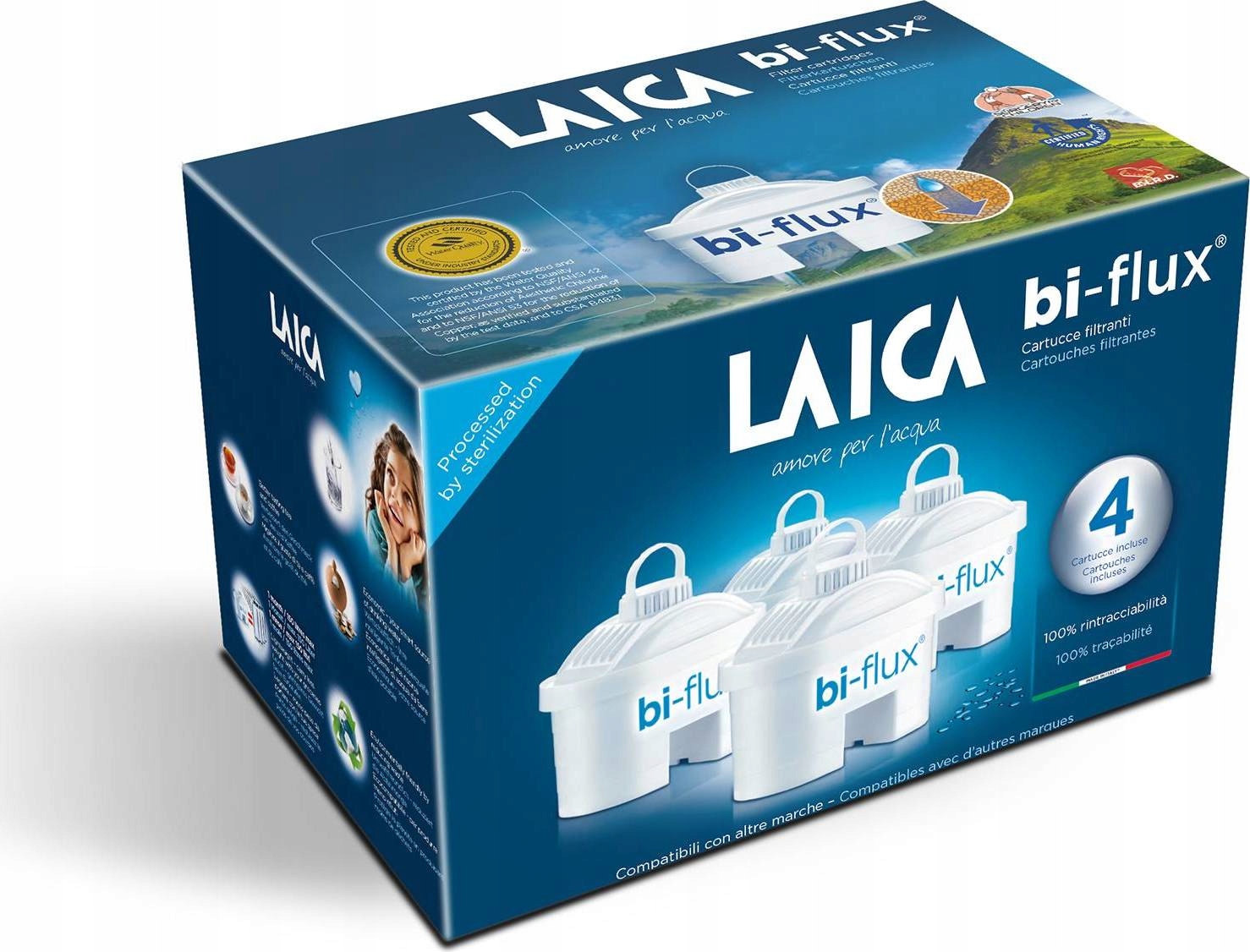 F4M Náhradní Filtry 4ks Laica