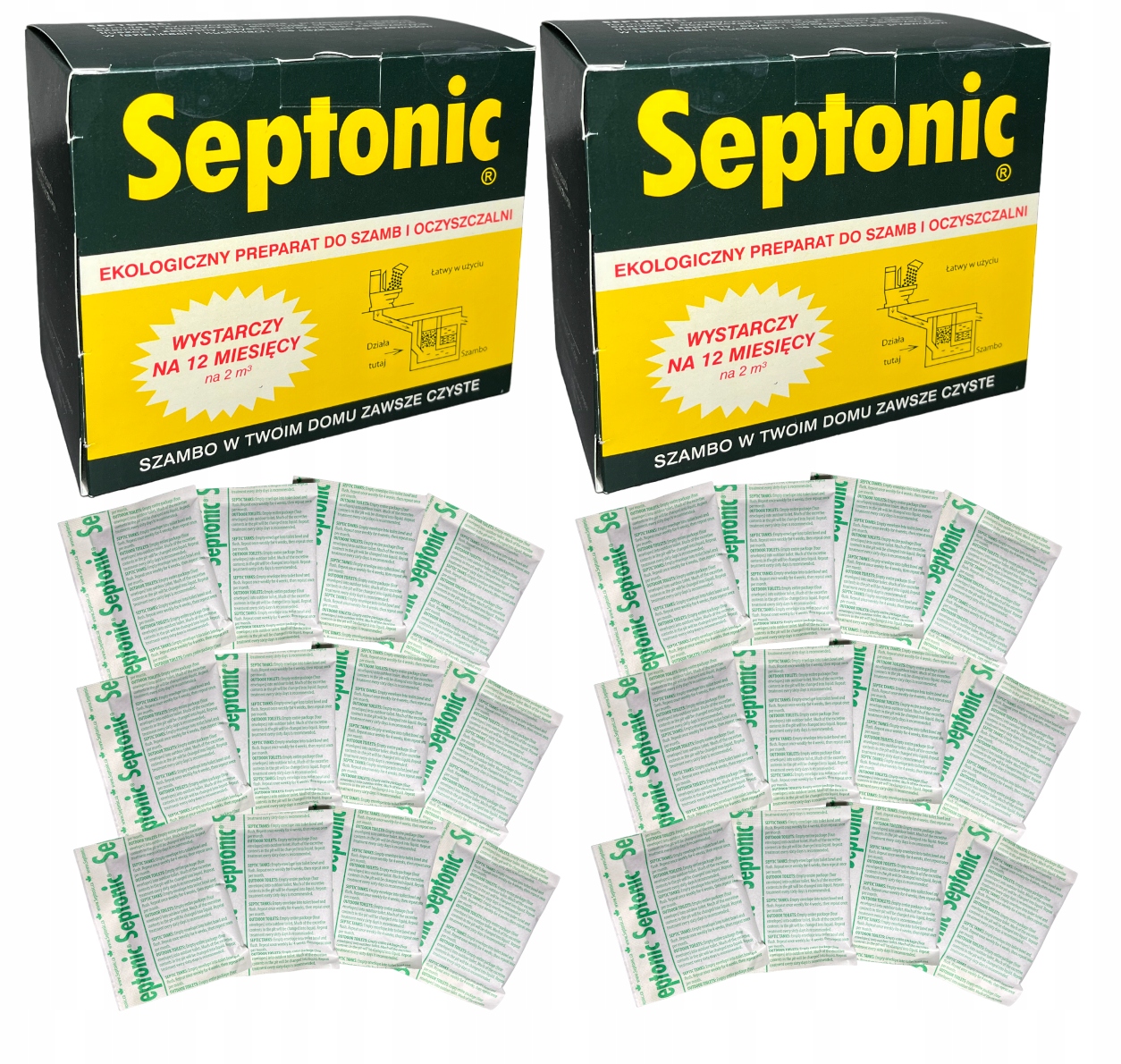 

Septonic 213G Saszetki do szamba oczyszczal Na Rok