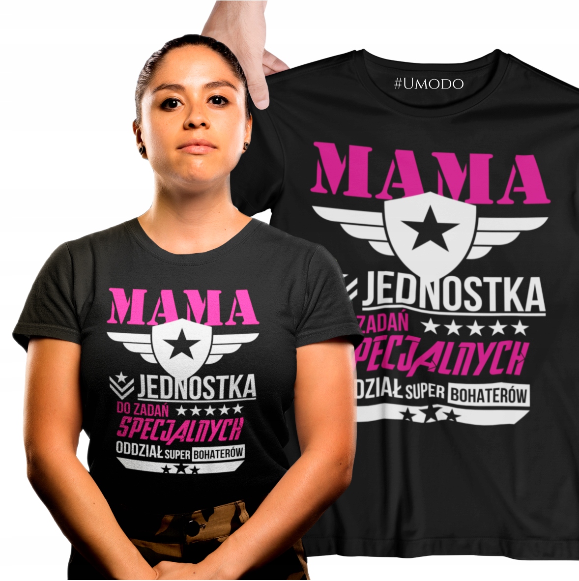 

Prezent Na Dzień Mamy koszulka z nadrukiem Mama