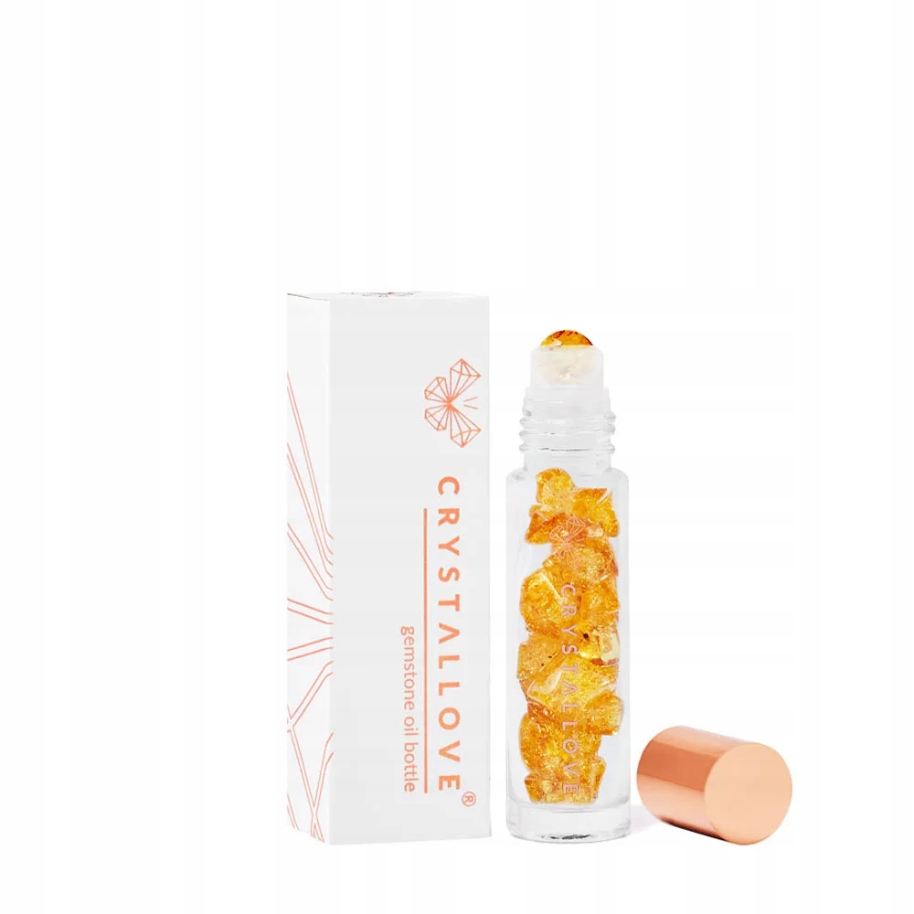 Crystallove Lahvička s krystaly na olej 10 ml jantar koňak