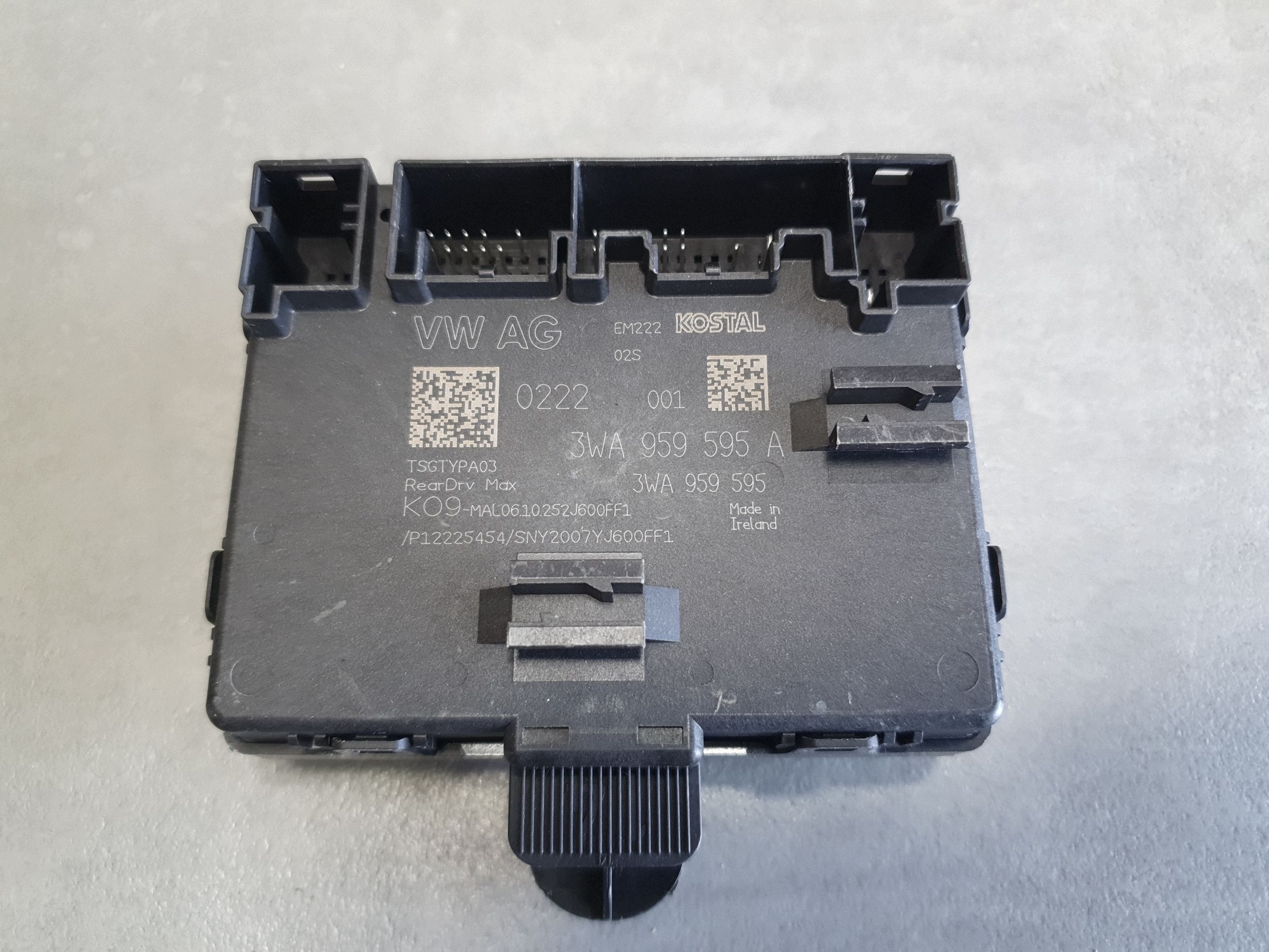 Audi A3 8Y module door left rear part 3WA959595A