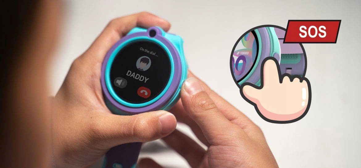 Smartwatch dla dzieci Bemi LINKO Różowy Transmisja danych 4G (LTE)