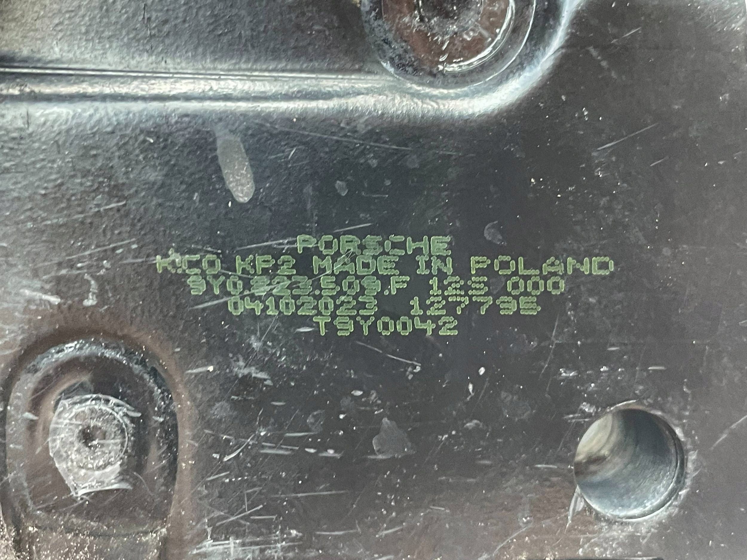 bonnet latch lock PORSCHE CAYENNE (9Y0 9Y3) 9Y0823509F @M