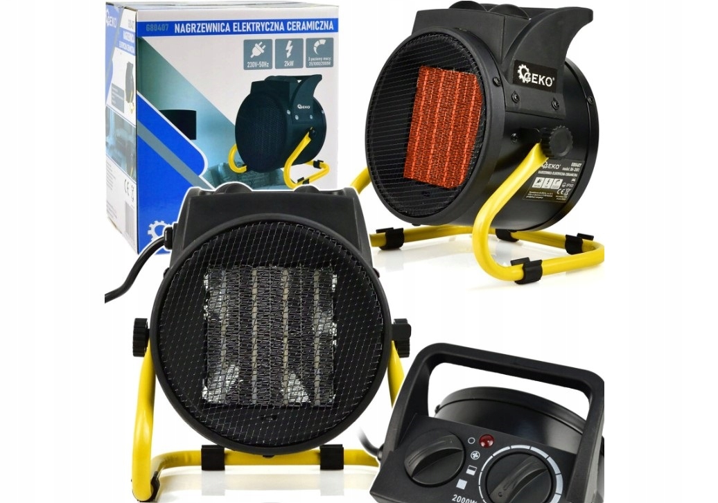 Elektrický Ohřívač 2 Kw Farelka Ohřívač 2000 W