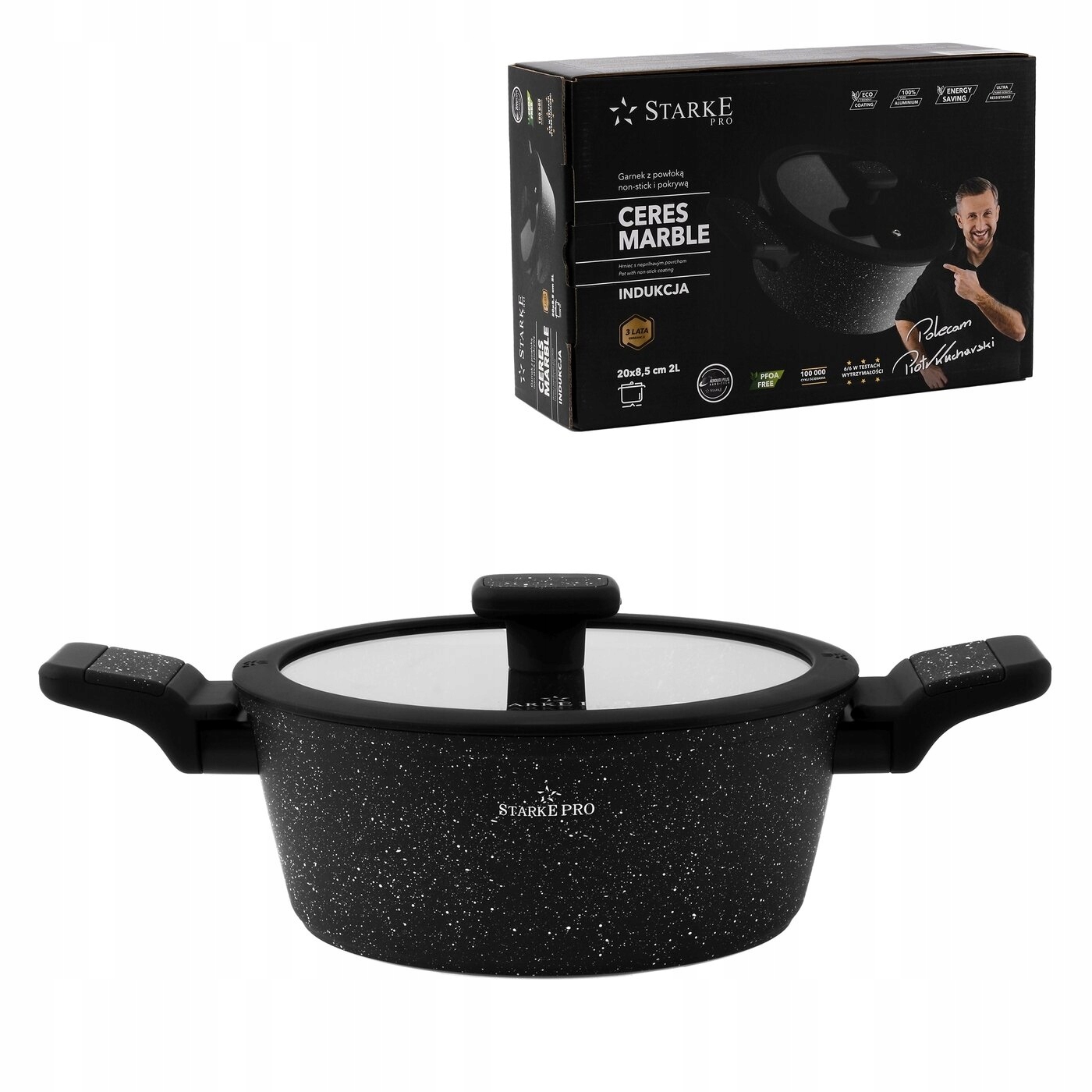 

Garnek Starke Pro Ceres Marble 2 l indukcja