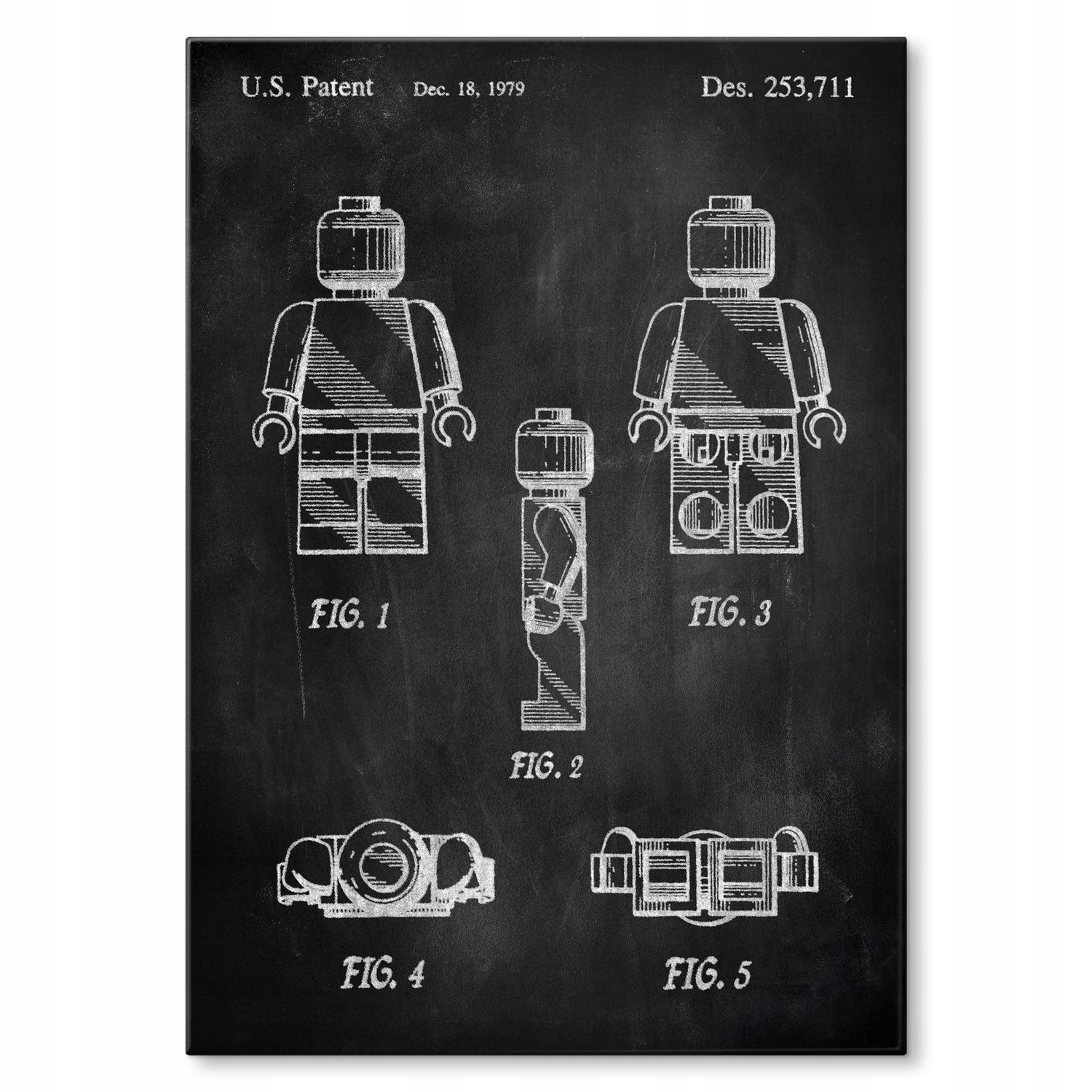 

Plakat metalowy Bricks Lego Stone S
