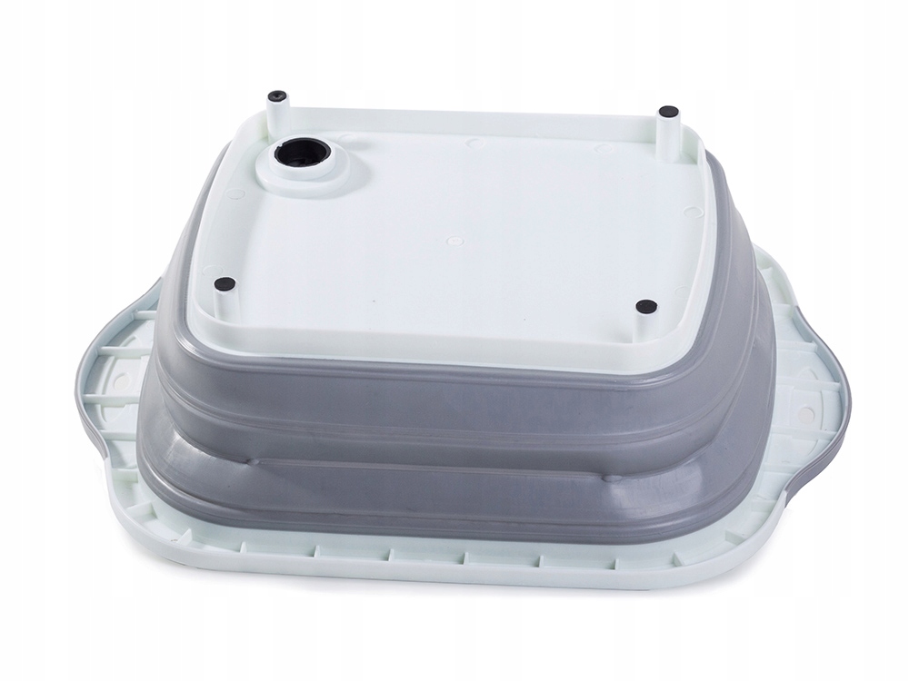 MISKA SKŁADANA SILIKONOWA Z ODPŁYWEM DESKA ZLEW Elementy zestawu pojemnik