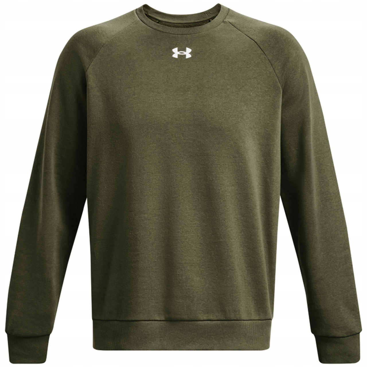 S Pánská mikina Under Armour Rival Fleece Crew khaki 1379755 390 S