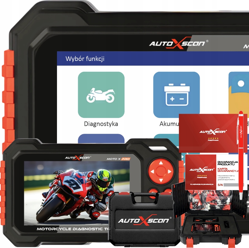 Diagnostický Nástroj Pre Motocykle, Skútre, Štvorkolky Autoxscan Moto X Pro Pl