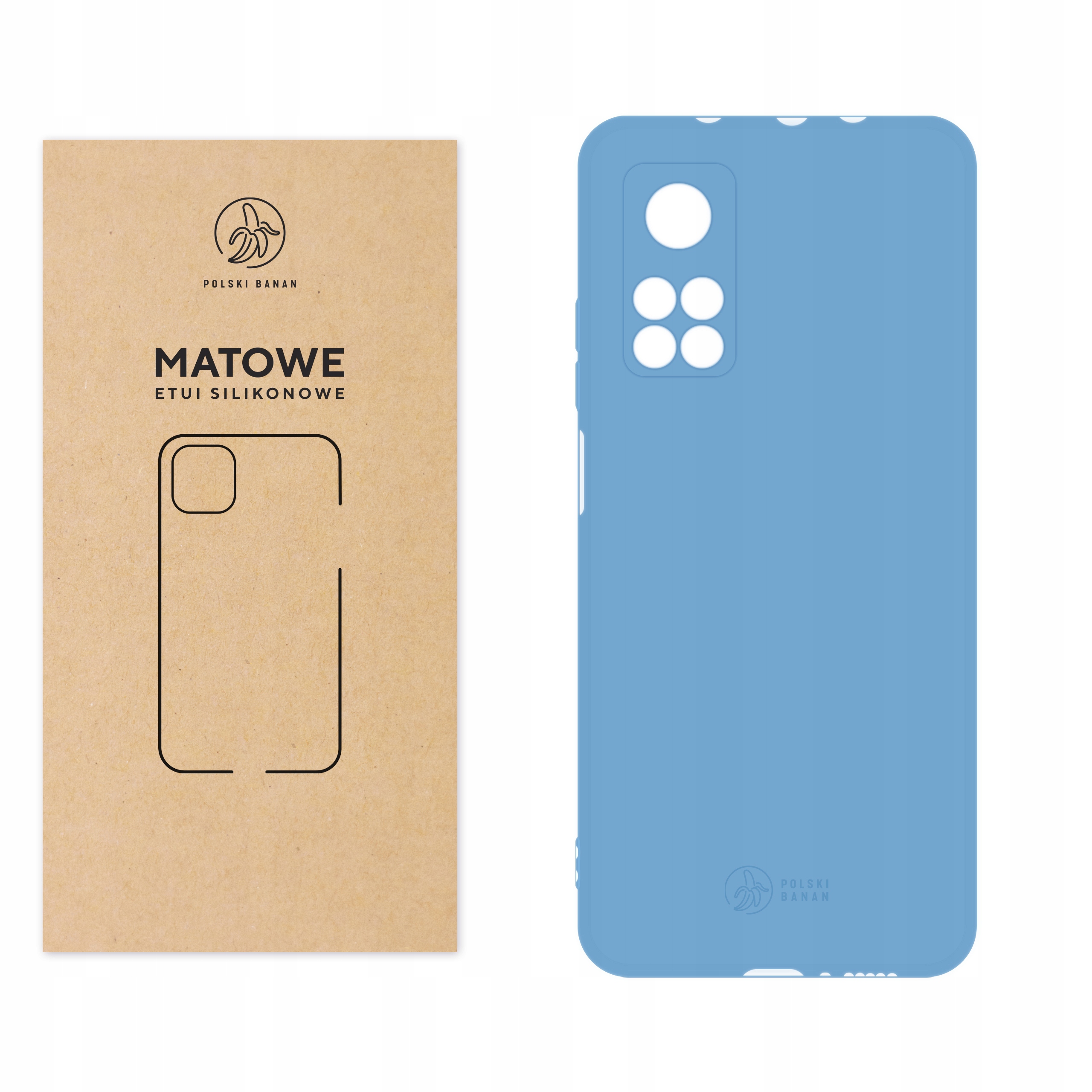 

Etui Matowe do Xiaomi Mi 10T Pro błękitne