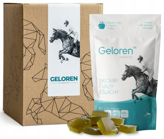 

Geloren Horse Ha jabłkowy żelki 3 x 30 szt. 1350g