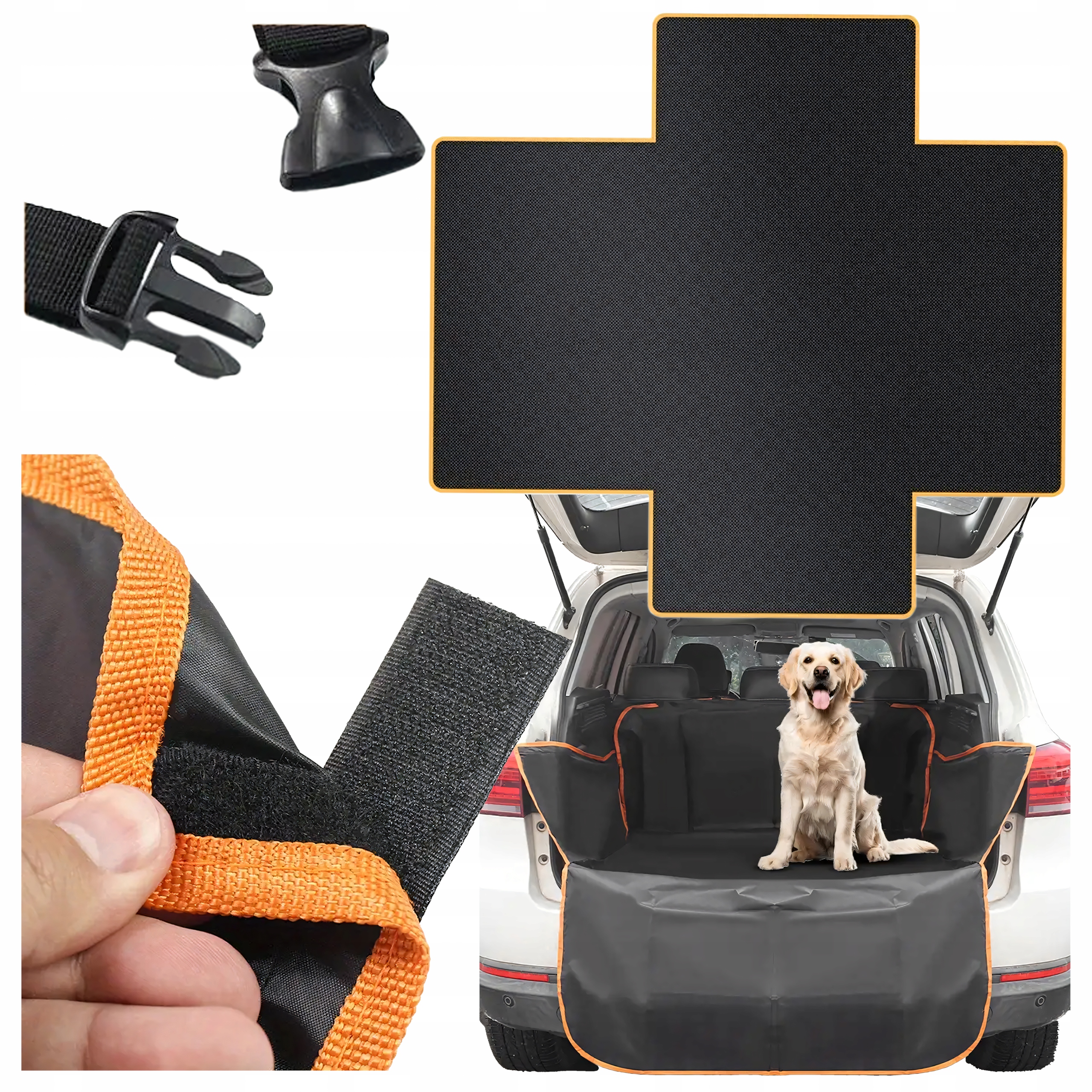 Levně pro zvířata psa kočku do auta, voděodolná, 180 x 105 cm