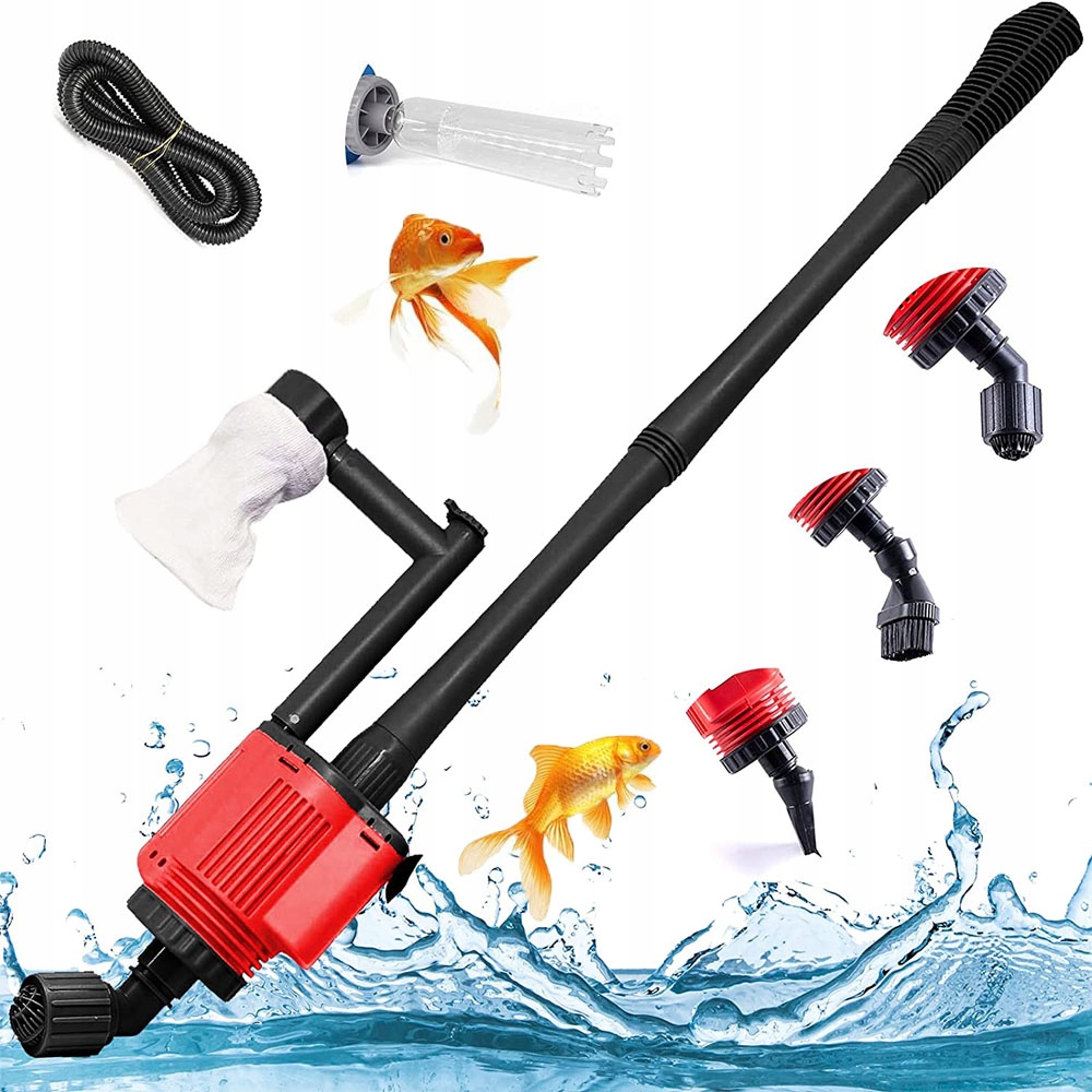 Levně Elektrický Vysavač Do Akvária 1800 L/h 28 W Na Čištění Písku Ze Štěrku