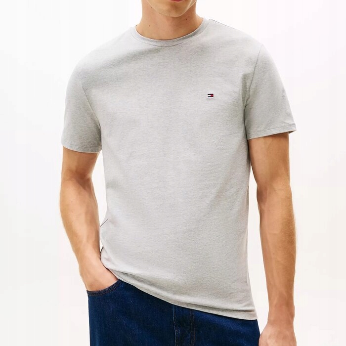 Tričko Tommy Hilfiger bavlněné šedé pánské L (nové)