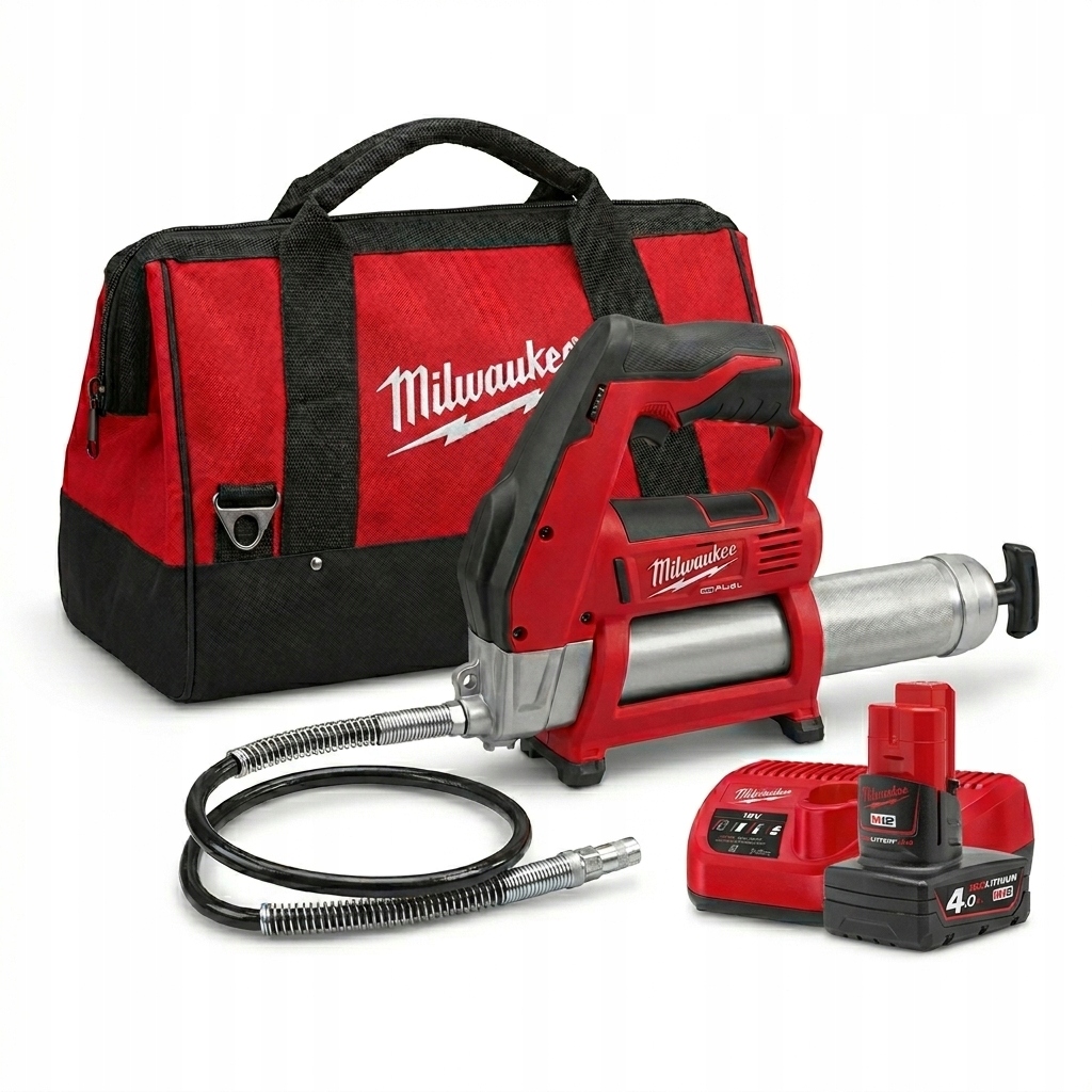 Milwaukee M12 Gg -401 mazačka tawotnica 562 bar sada 12V 1x4Ah
