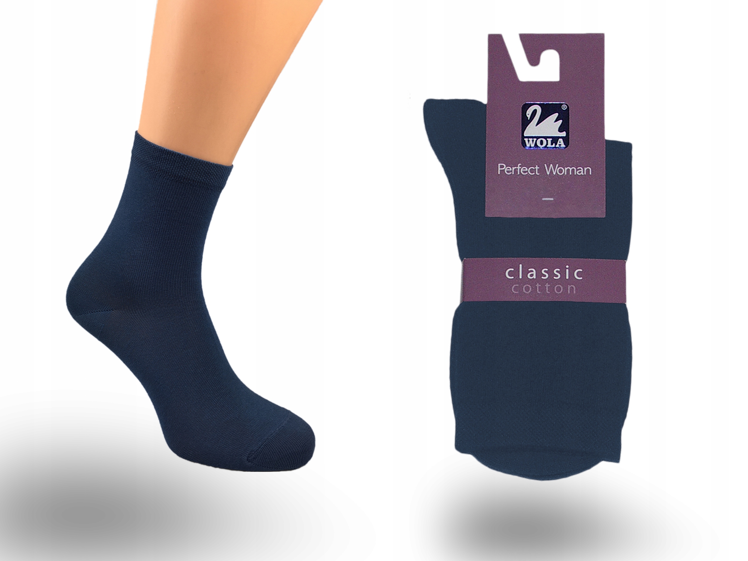 

Wola skarpetki damskie Classic, Navy B85, 36-38