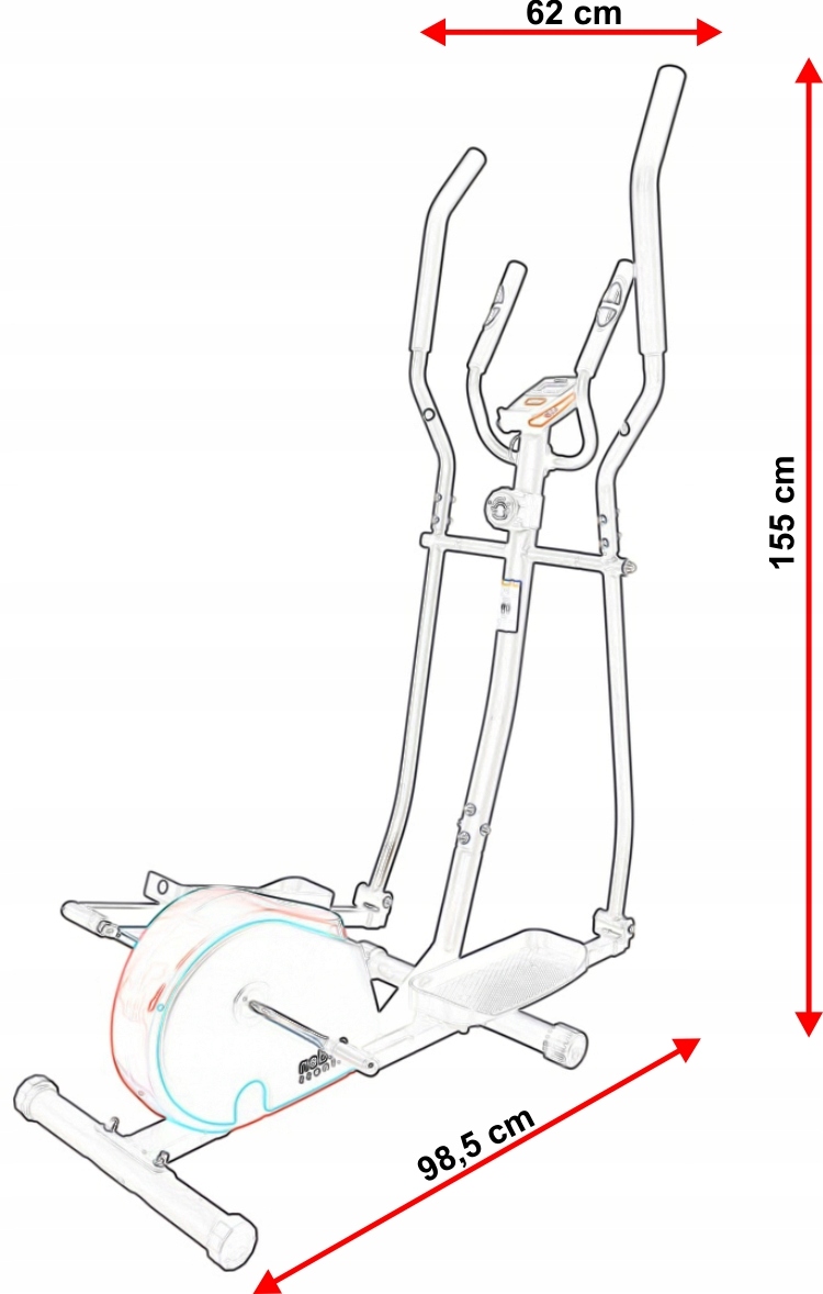 TRENAŻER MAGNETYCZNY CODEN CF950 ELIPTYCZNY Marka Coden