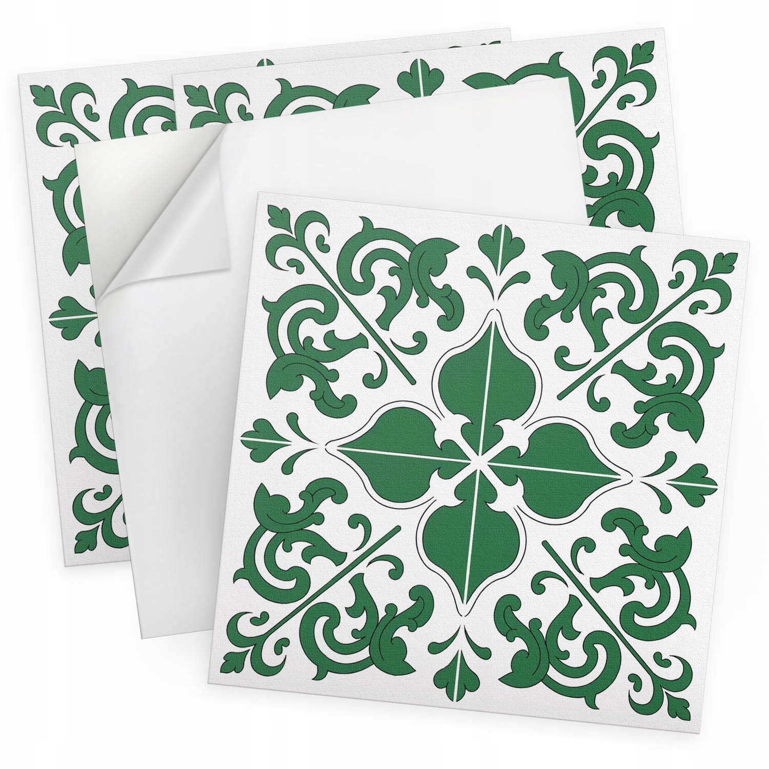 Balíček Pvc vinylových panelů Rostlinný vzor s ornamenty 4 ks 50x50 cm
