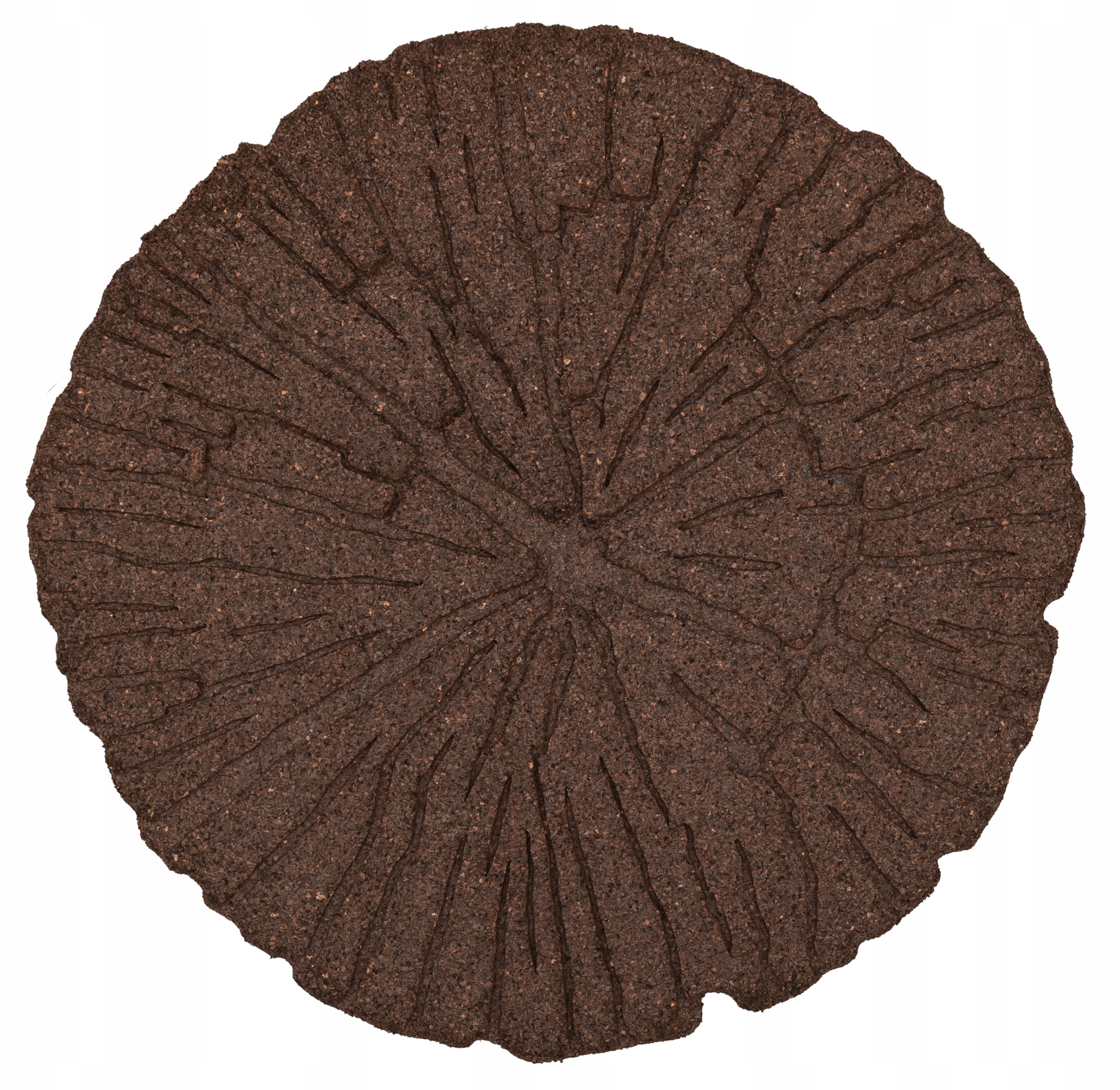 Ścieżka ogrodowa gumowa imitacja drewna 46 cm brąz