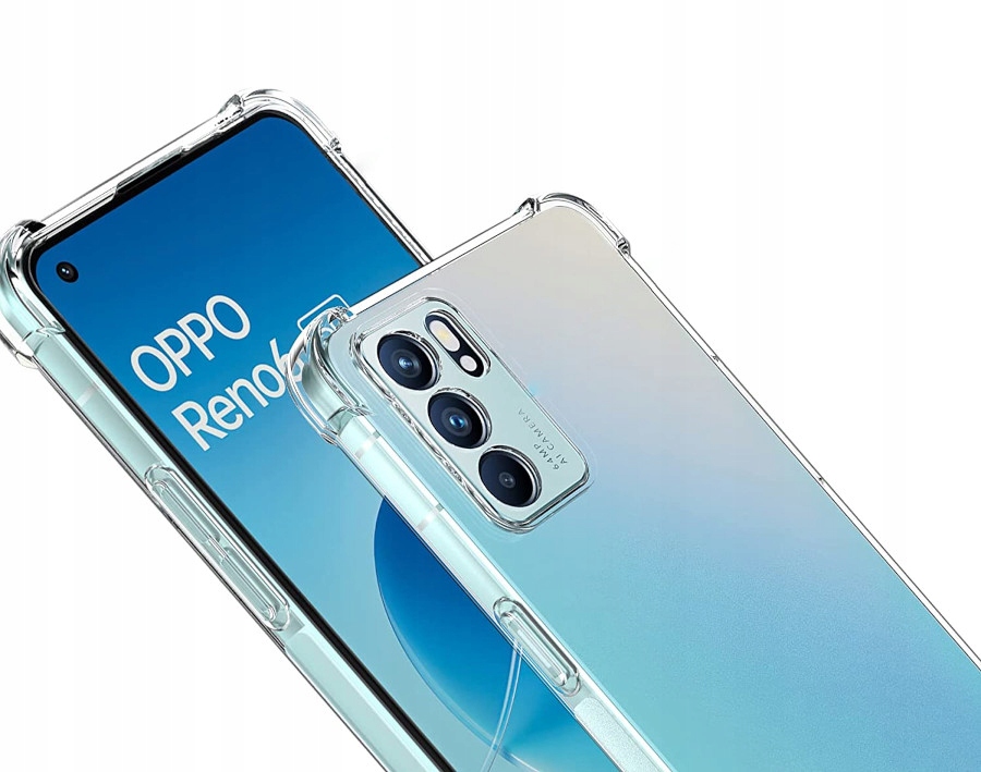 Etui do Oppo Reno 6 5G PANCERNE CASE SHOCKPROOF Kolor bezbarwny