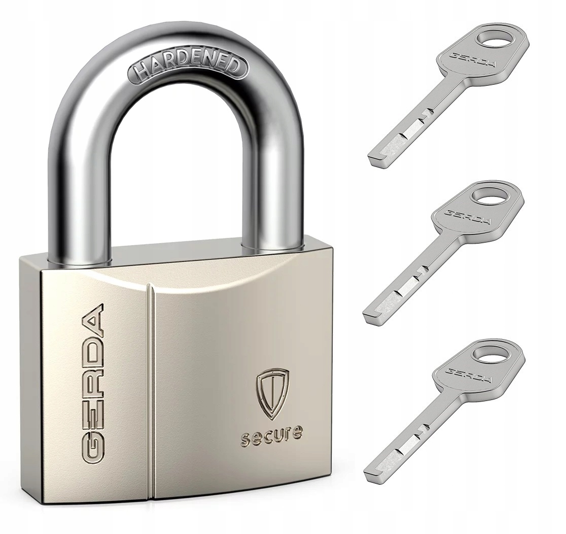 

Kłódka Gerda System Jeden Klucz 40mm Atestowana