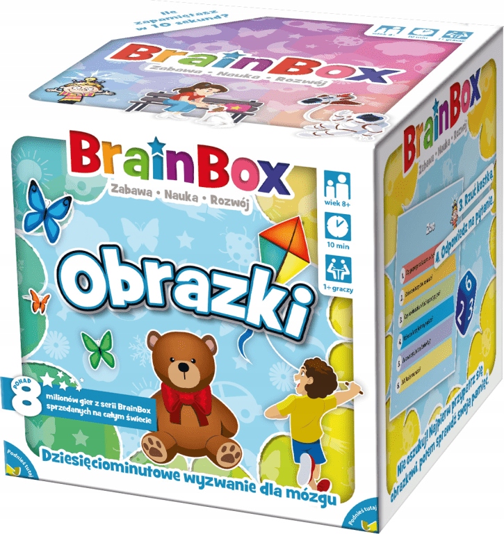 Zabawki Gra Planszowa Gry Towarzyskie Brainbox Obrazki Stymulujące Umysł