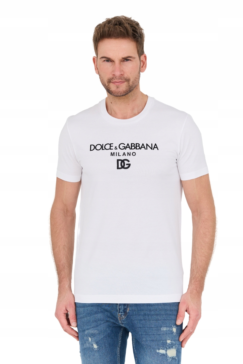 Dolce And Gabbana Bílé tričko 48