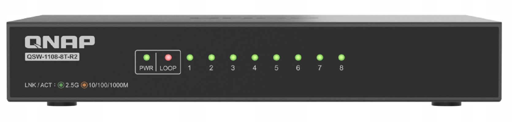 Switch QNAP 2.5GBE QSW-1108-8T-R2