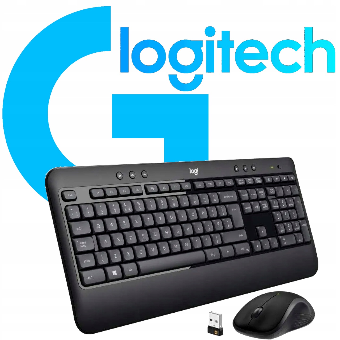 Zestaw Logitech MK540 klawiatura K540 Mysz M310 bezprzewodowe Qwertz