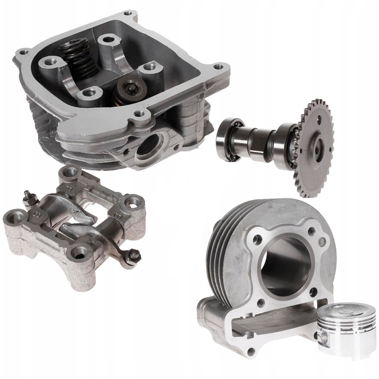 

Komplet Cylinder Głowica 80cc skutery 4T 139QMB