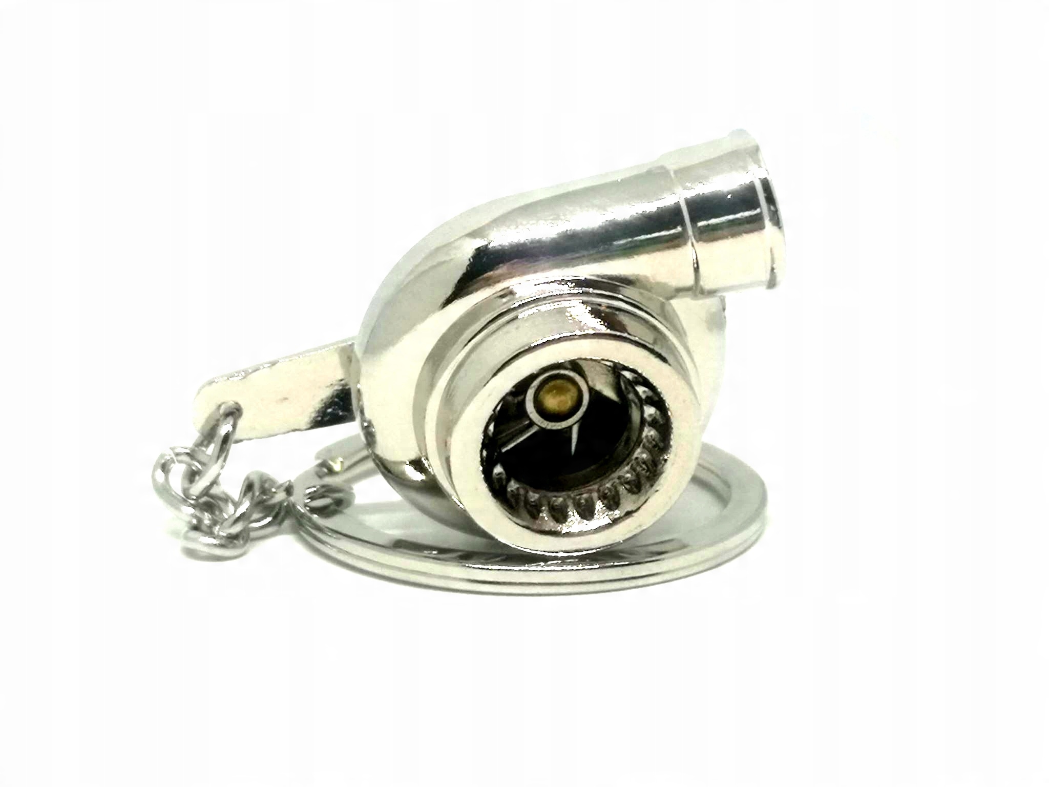 

Szary Brelok Turbo Turbina Ruchomy Wirnik Dzwięk