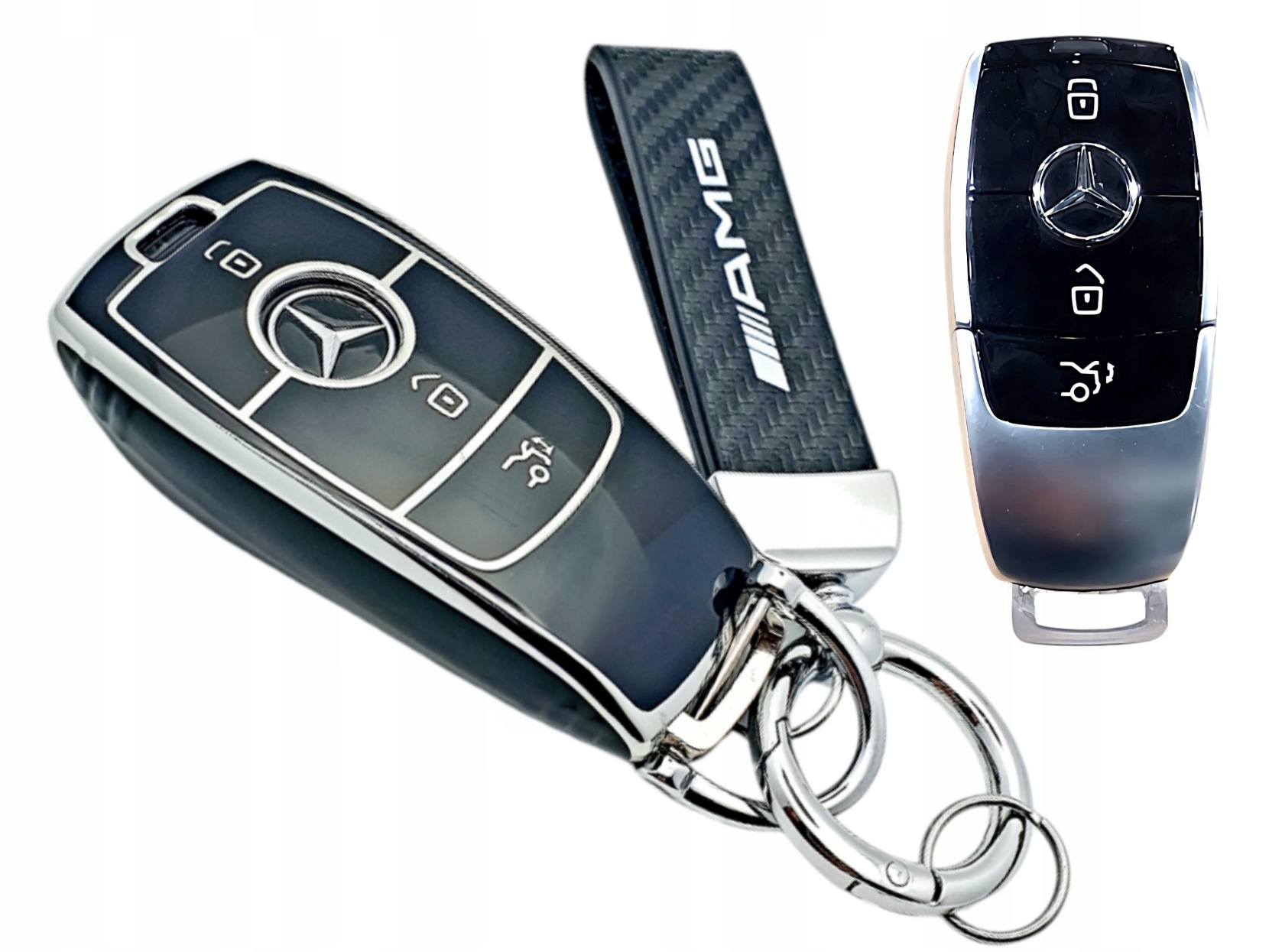 Etui Z Breloczkiem Do Kluczyka Mercedes W213 W222 W177 C118 C257 X167 W253