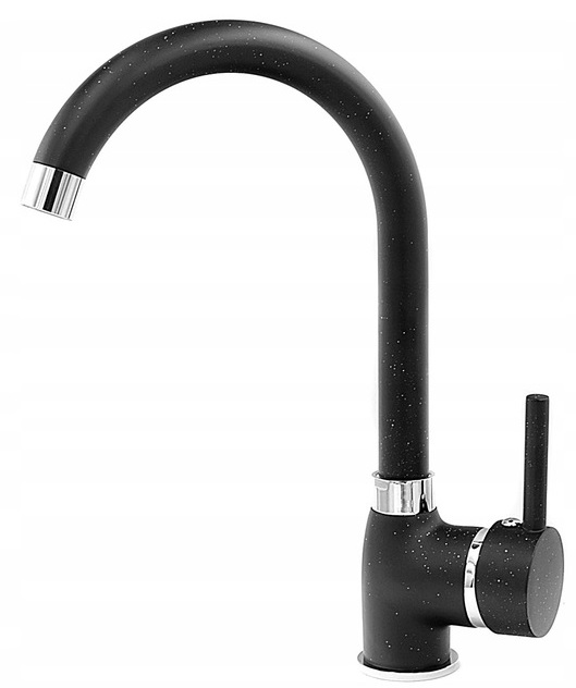 

Bateria Kuchenna Zlewozmywakowa Czarna Granitowa