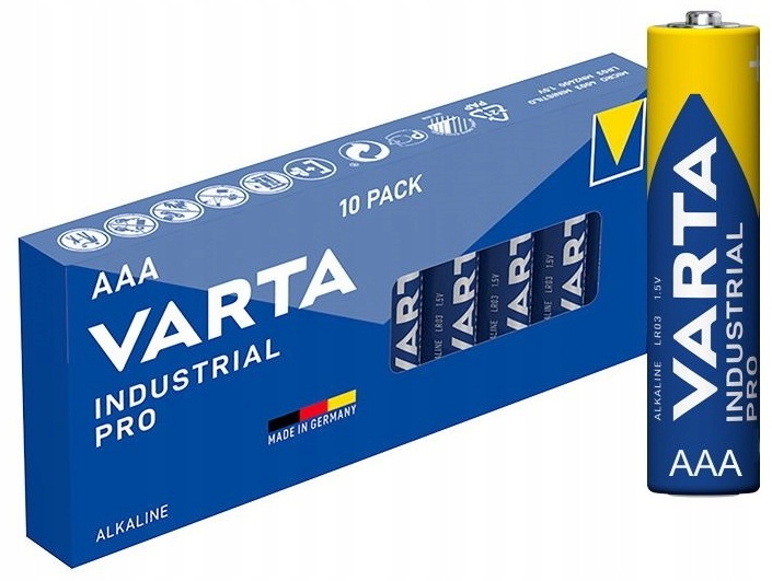 

x10 Varta Aaa R3 LR3 Baterie Alkaliczne Industrial